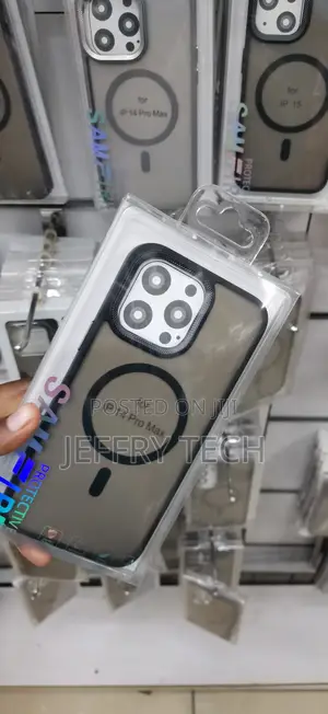 iPhone 14 Pro Max Black Border Bumper -Enhanced Protection Case