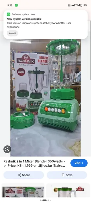 350W Rashnik 2 in 1 Blender