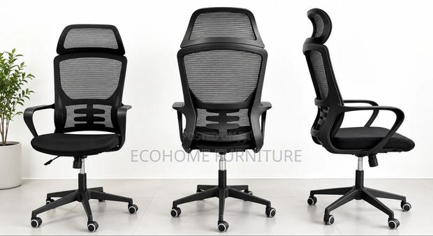 Executive Ergonomic High Back Mesh Office Chair With Headrest