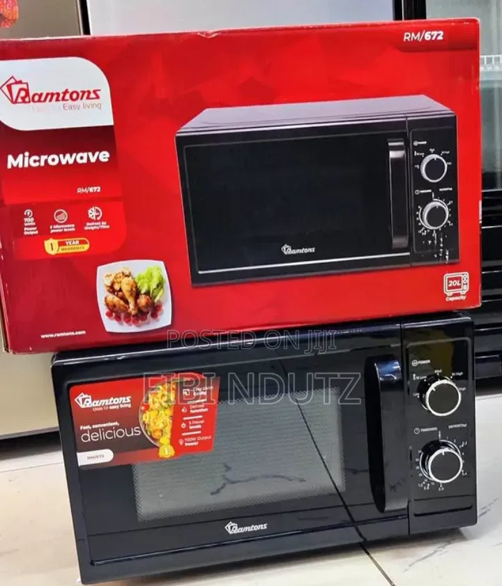 New Ramtons Microwave 20L Manual RM672