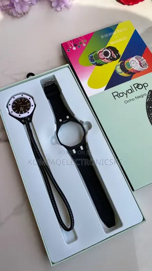 Trendy Ap X Swatch Royal Pop Rubber Straps Unisex Fashion Watches