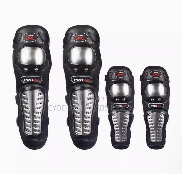 Motorcycle Knee Shin Guards Protective Pads Adjustable Riding Gear