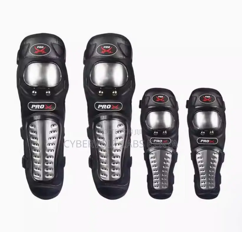 Motorcycle Knee Shin Guards Protective Pads Adjustable Riding Gear