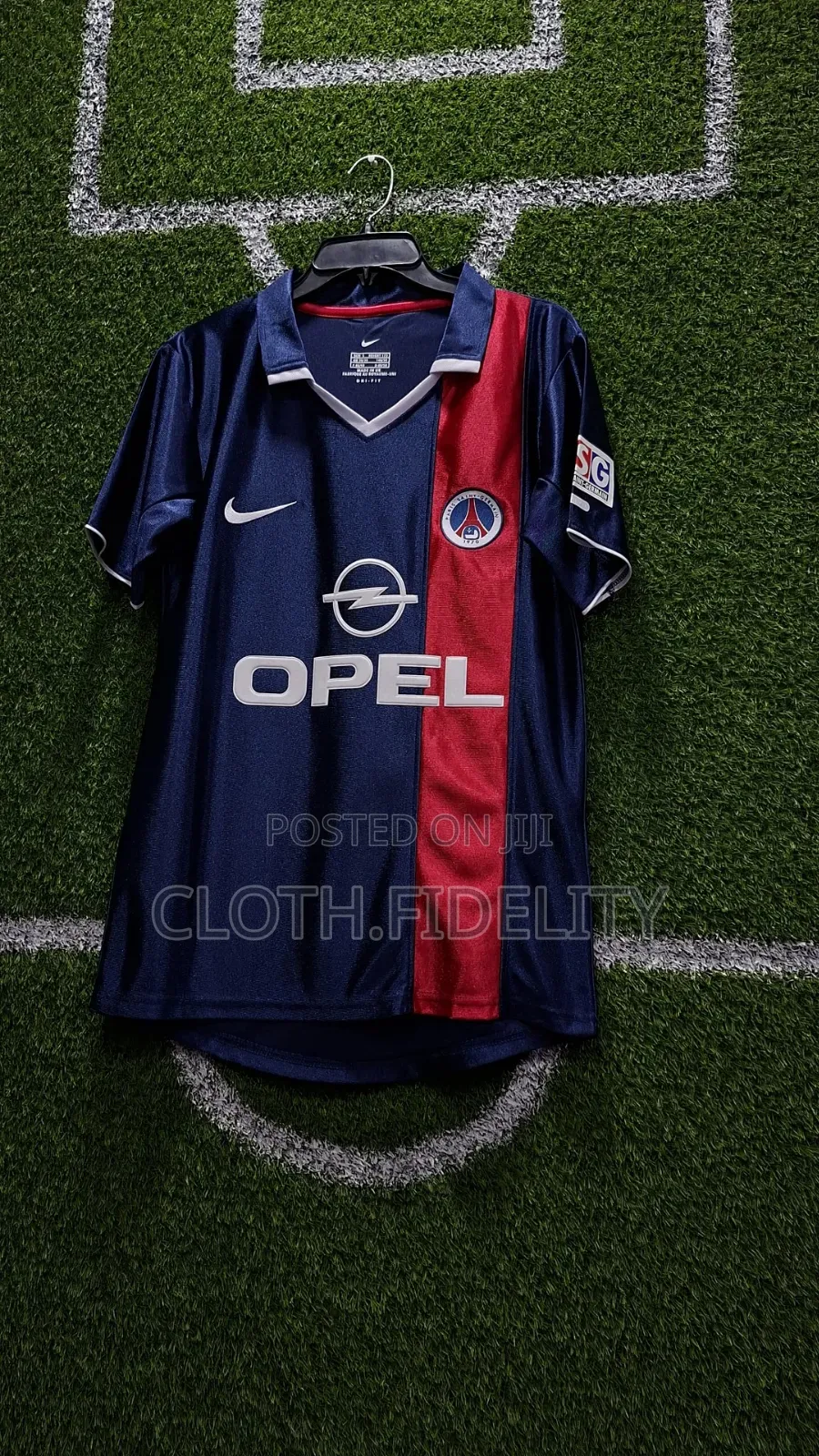 PSG 2001/2002 Opel Retro Jersey.