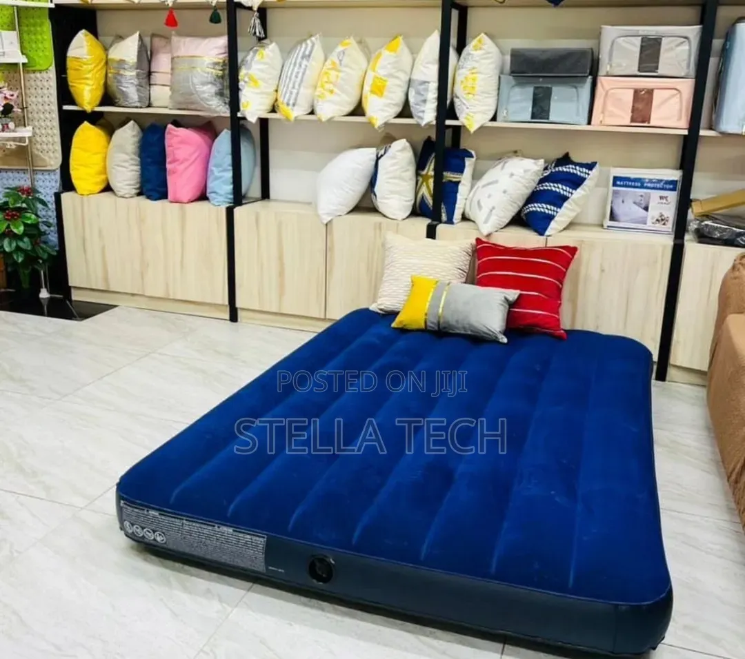 6*6 Intex Inflatable Mattress With Free Electric Pump