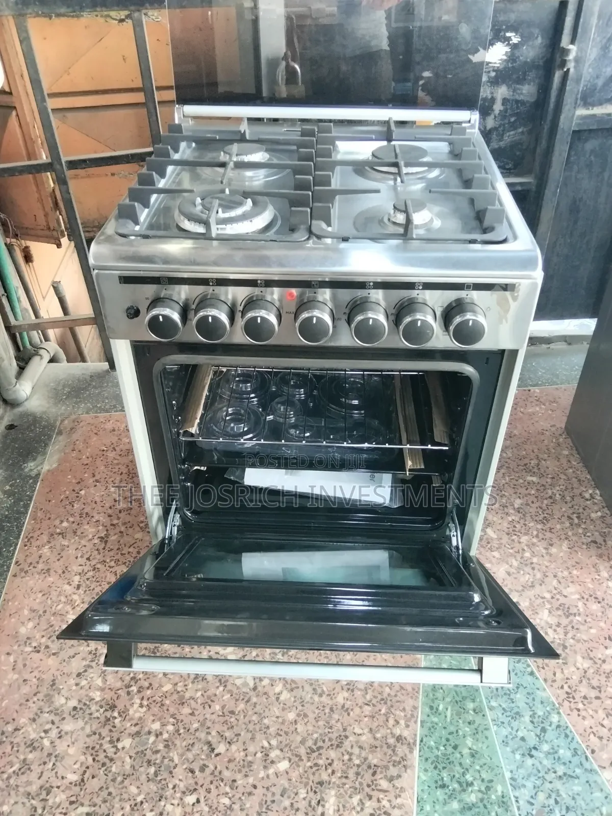 Haier 4 Burner Full Gas Standing Cooker With Wok Burner