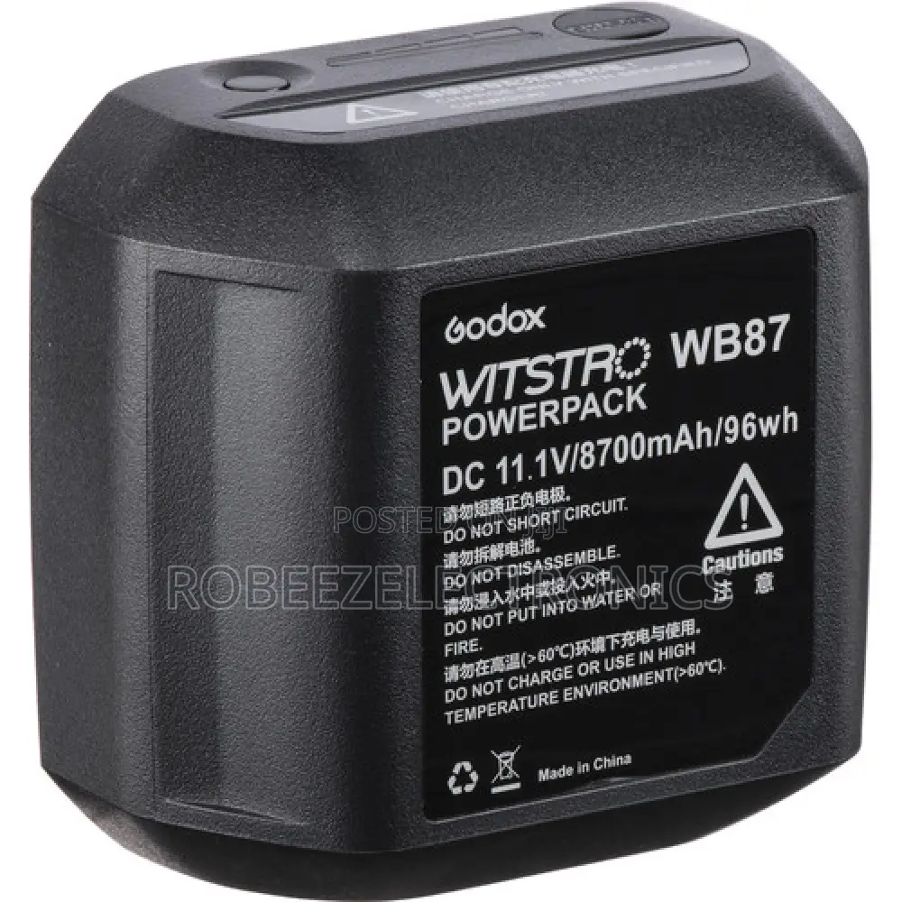 Godox WB87 Lithium for Godox AD600-Series Strobe Flash Heads