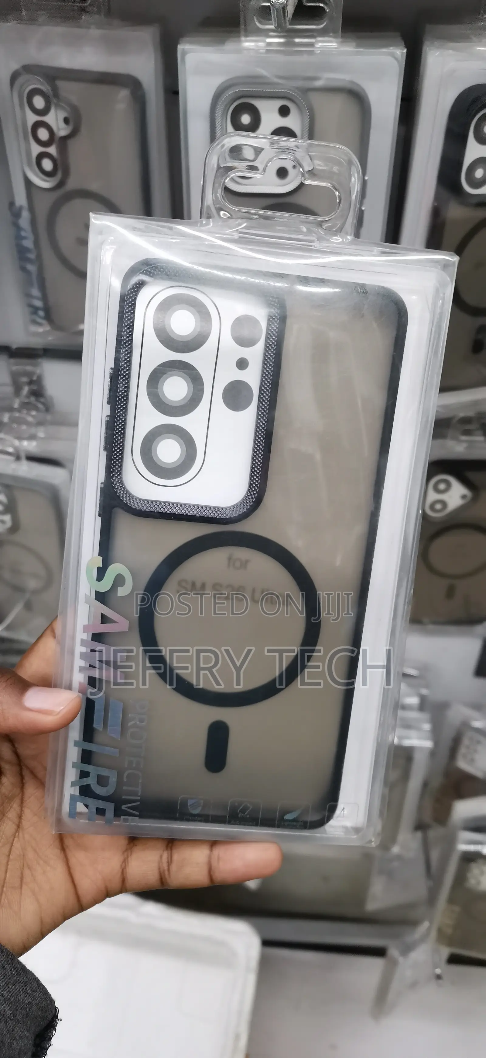 SG S26 Ultra Semi-Transparent Back Plate Protective,cover