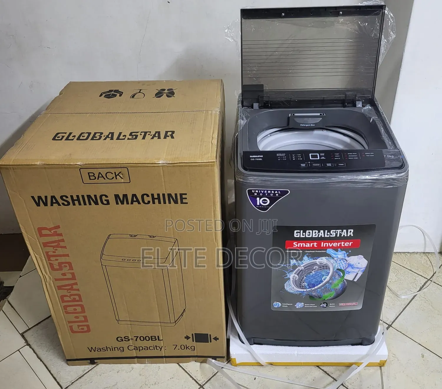 Globalstar GS-700BT 7KG Fully Automatic Washing Machine – Top Load