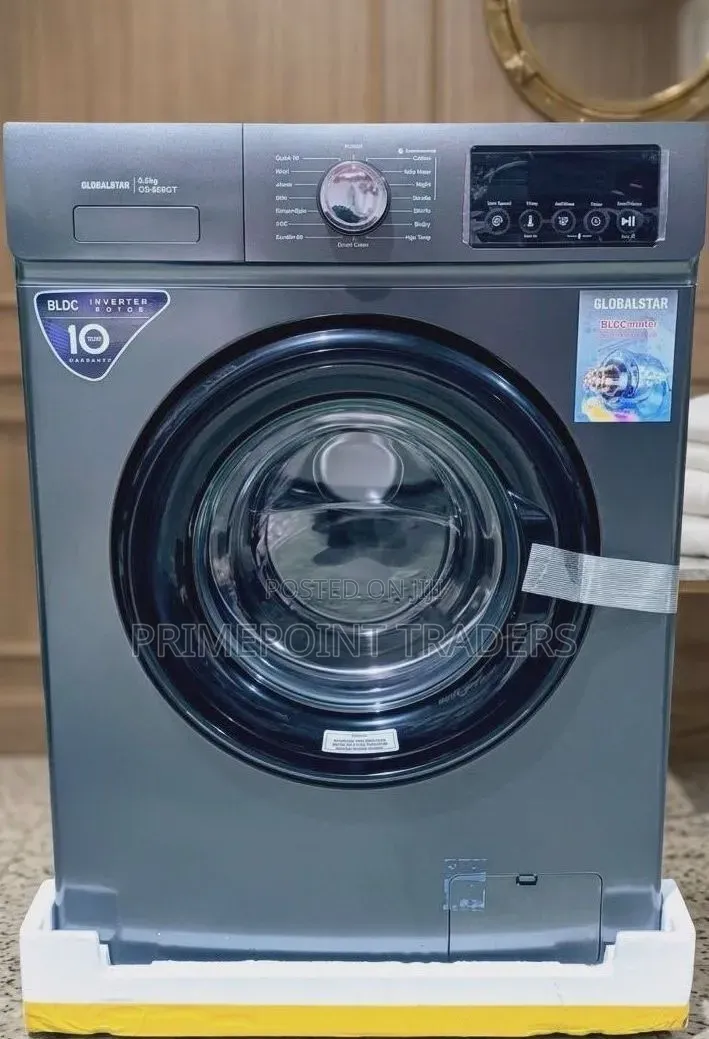 8KG Globalstar Washing Machine – Quiet, Smart Family-Friendly