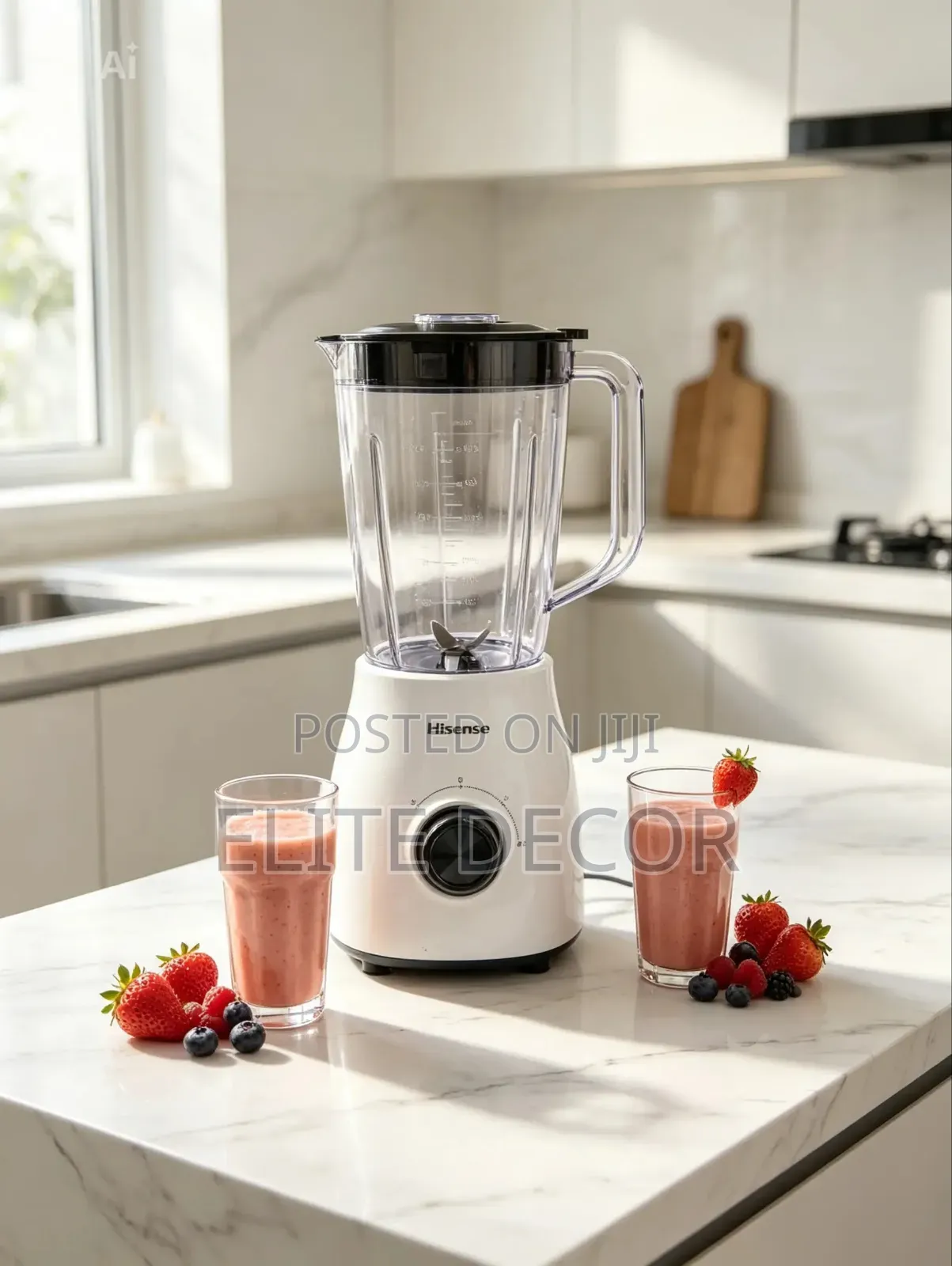 Hisense 2-in-1 Blender Grinder 1.5L 500W – Powerful Kitchen Blender