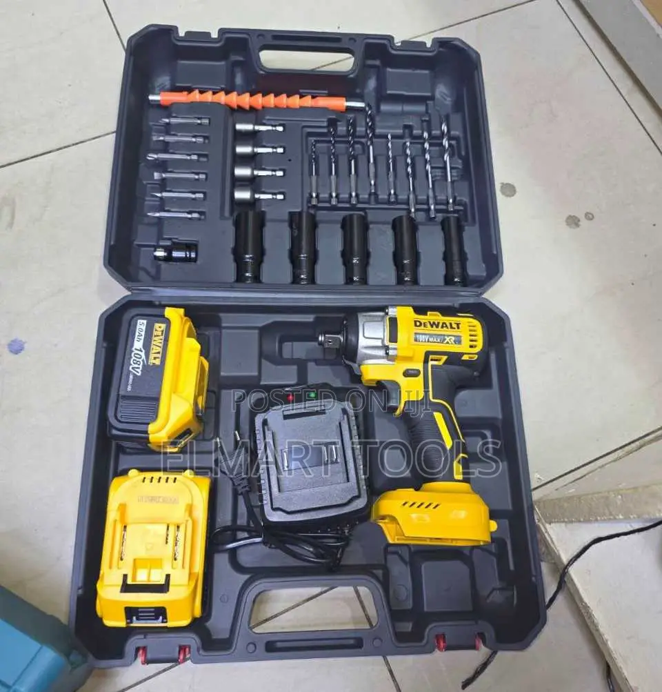 DeWalt Branded Cordless Impact Wrench Set 108V