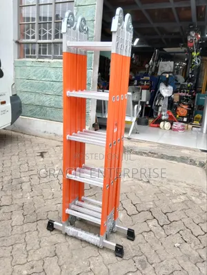 4x5 Steps Folding Multipurpose Fiberglass Ladder