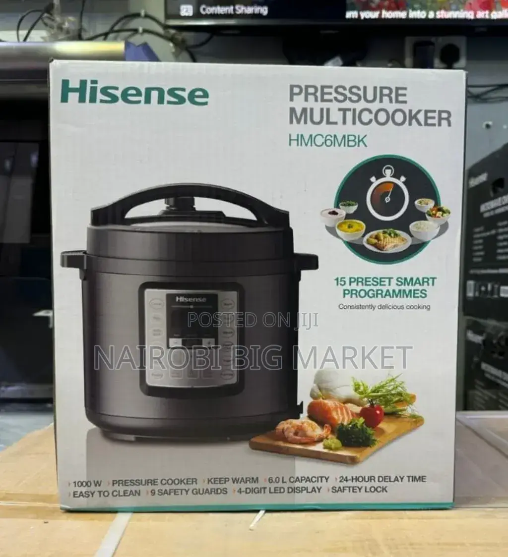 Hisense Pressure Cooker 6 Liters 6-in-1 Multi Cooker