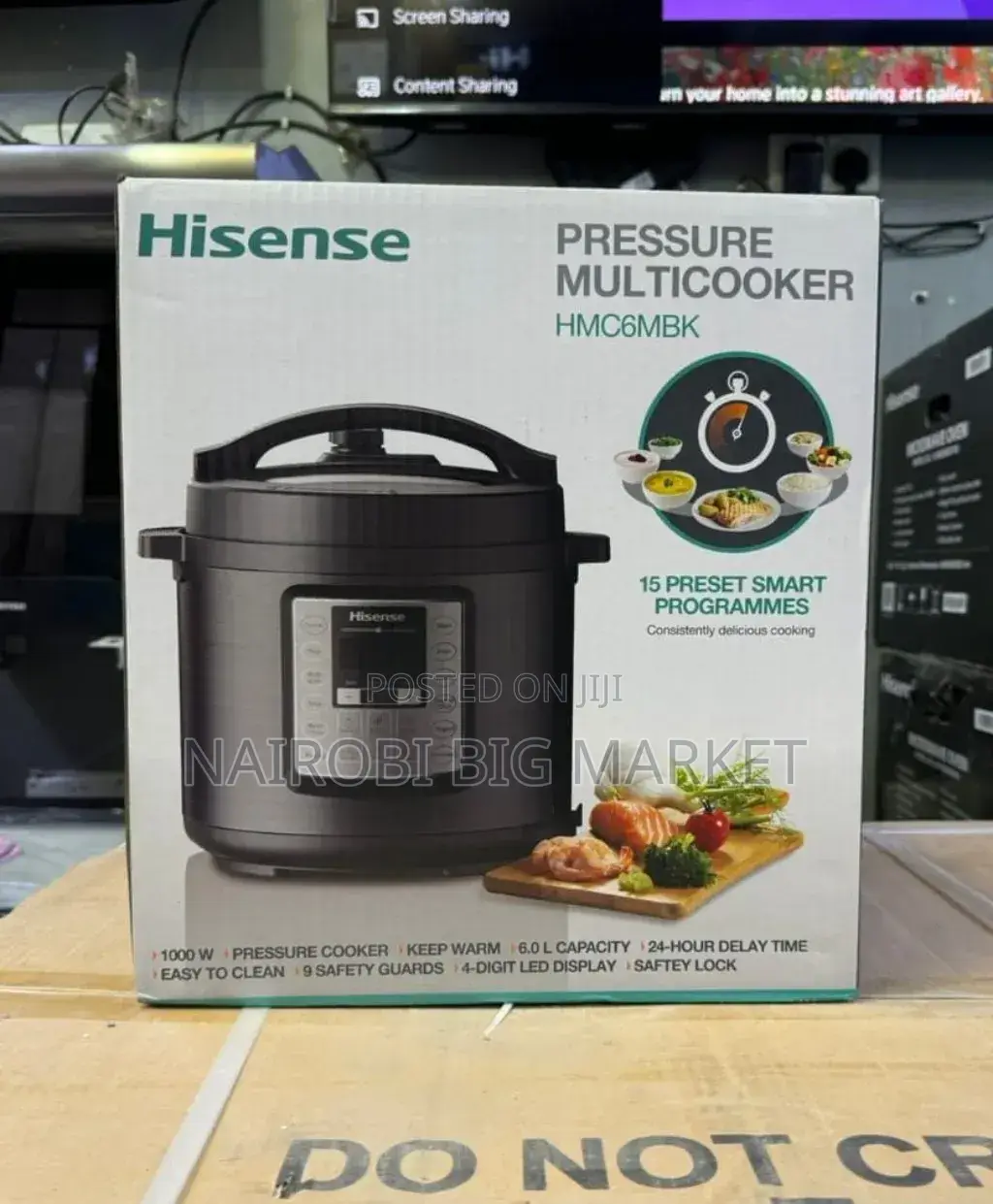 Hisense Pressure Cooker 6 Liters 6-in-1 Multi Cooker