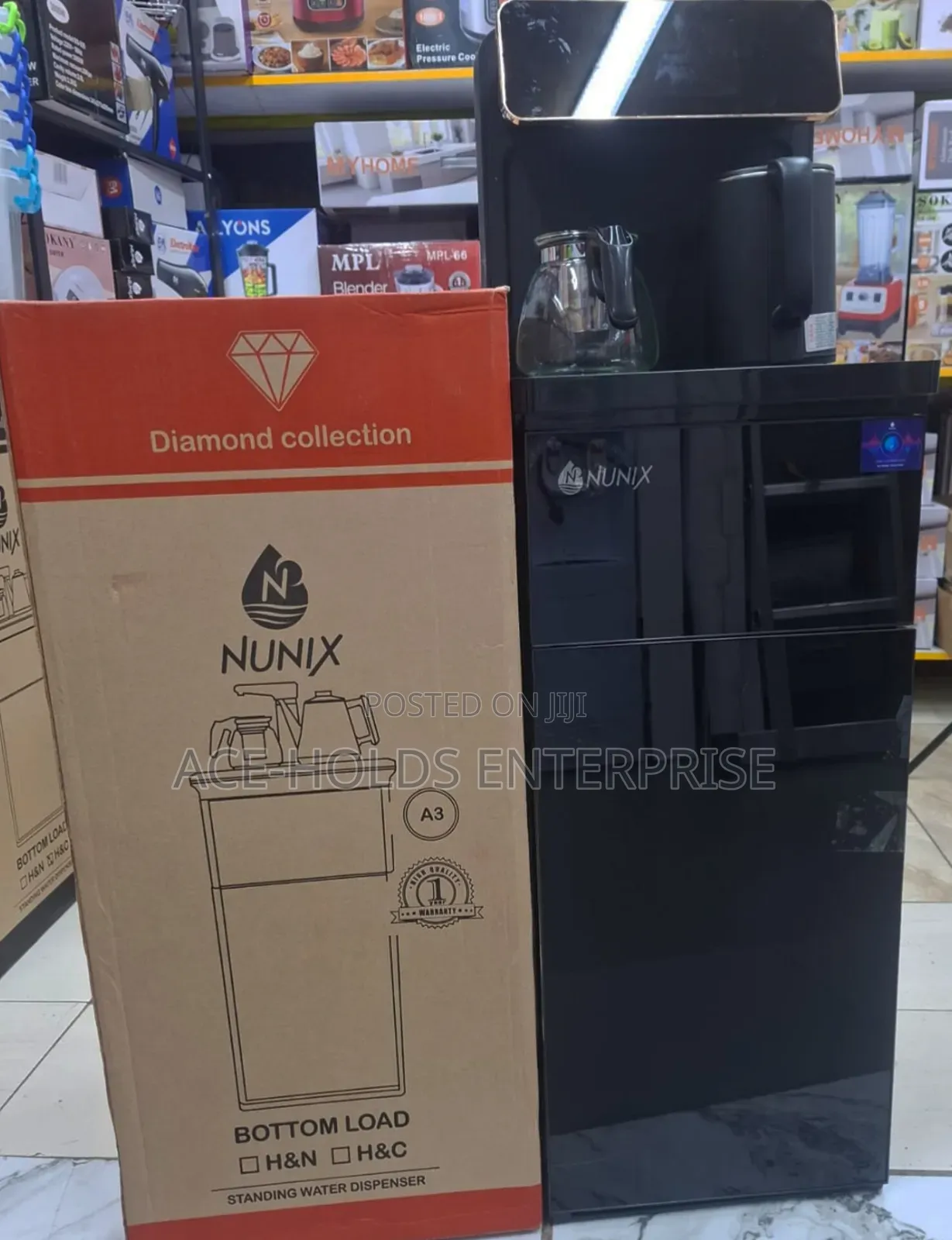 New Model Nunix A3C Hot Cold Bottom Load Water Dispenser, Hello Nina