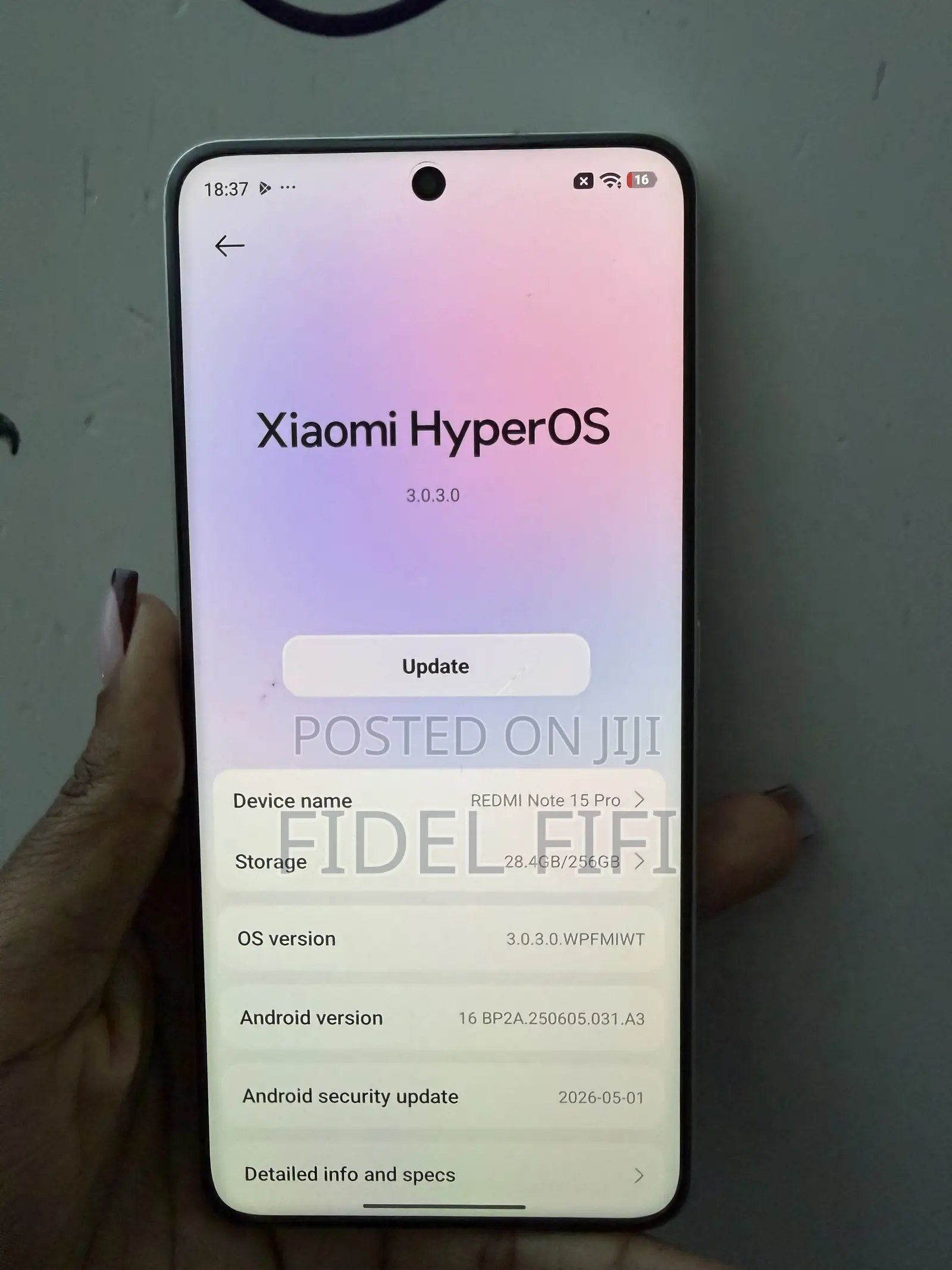 Xiaomi Redmi Note 15 Pro 256 GB Gray