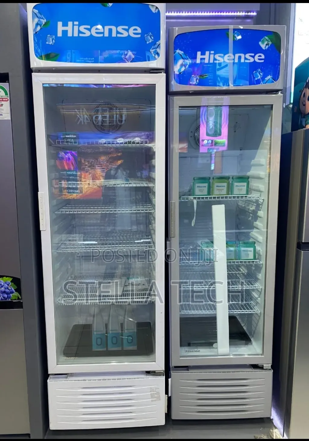 Hisense Showcase Chiller Fridges 192 Litres