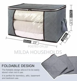 80L Foldable Clothes Organizer Bag