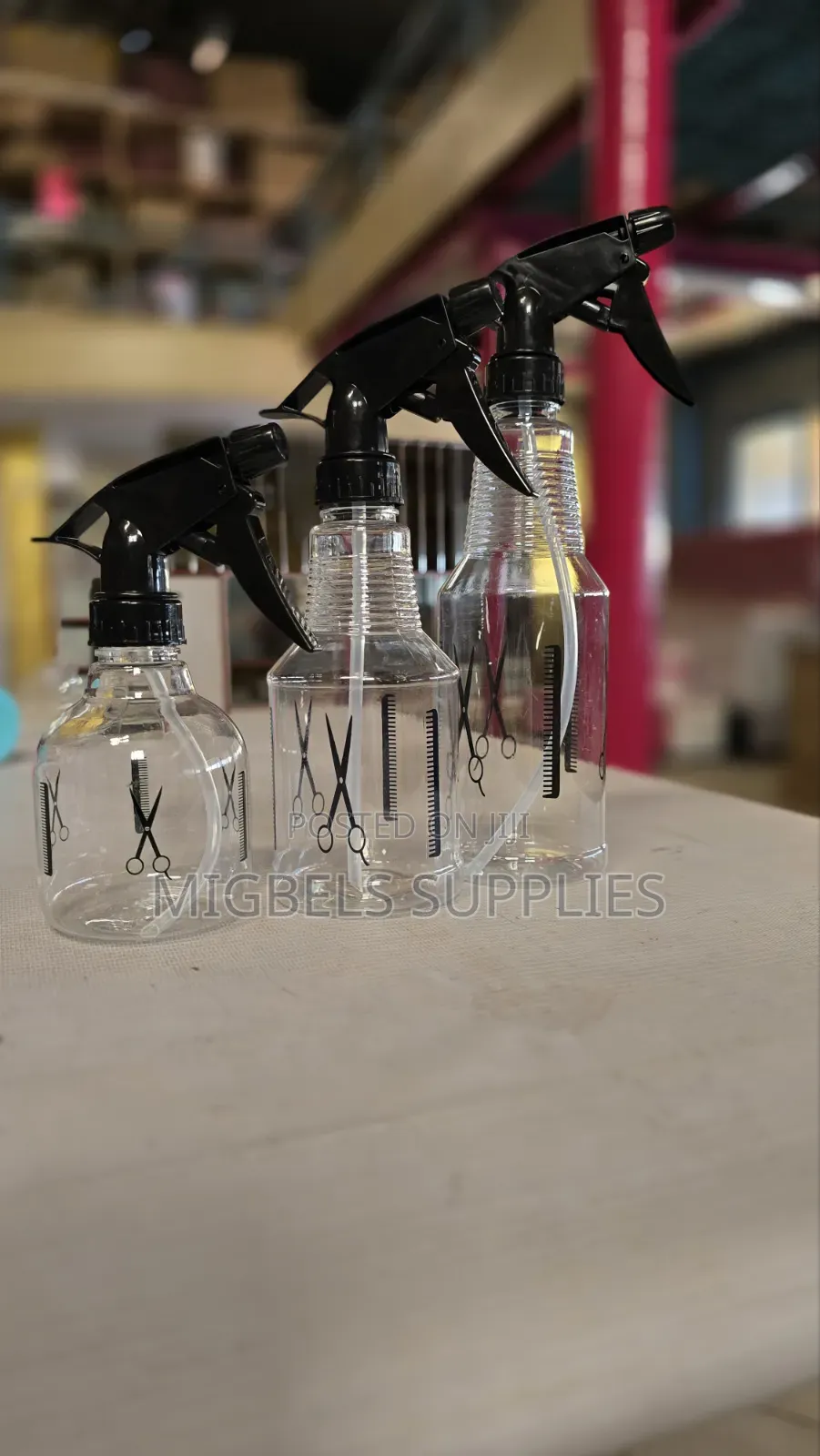 Clear Spray Bottle ( Spirit Bottle )