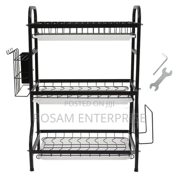 3 Tier Carbon Dish Rack - thumbnail 3