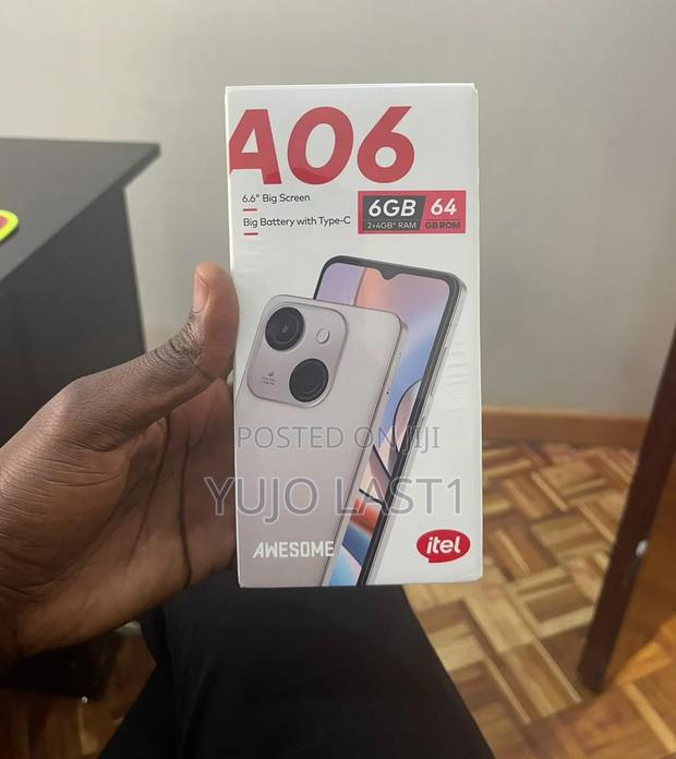 New Itel A06 64 GB Blue