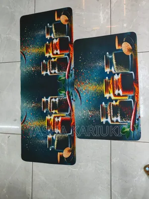 2 PCS Kitchen Mat Big Size _ Multicoloured