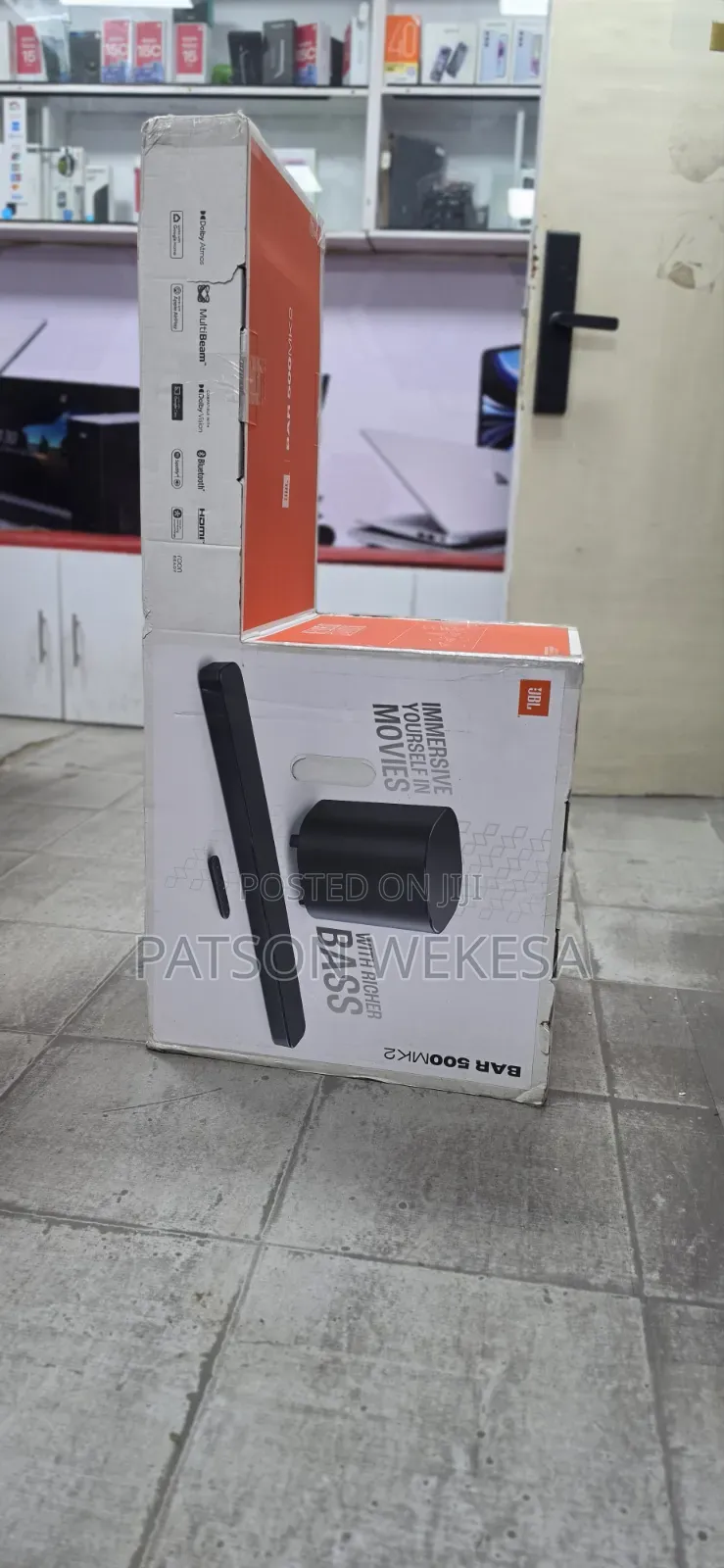 JBL Bar 500MK2 750W Wireless Soundbar With True Dolby Atmos