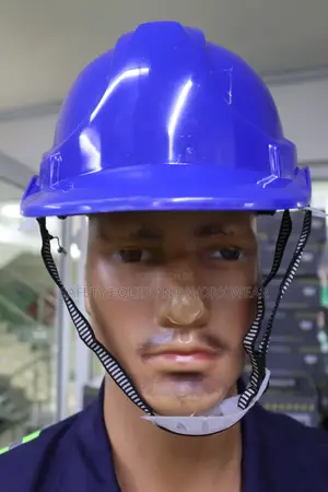 Blue Industrial Safety Helmet
