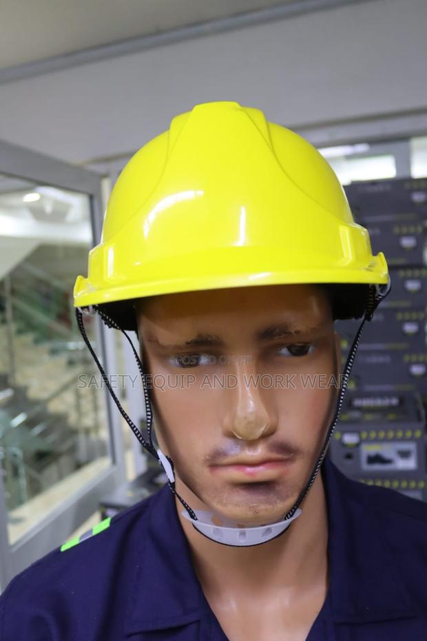 Yellow Industrial Safety Helmet - main view