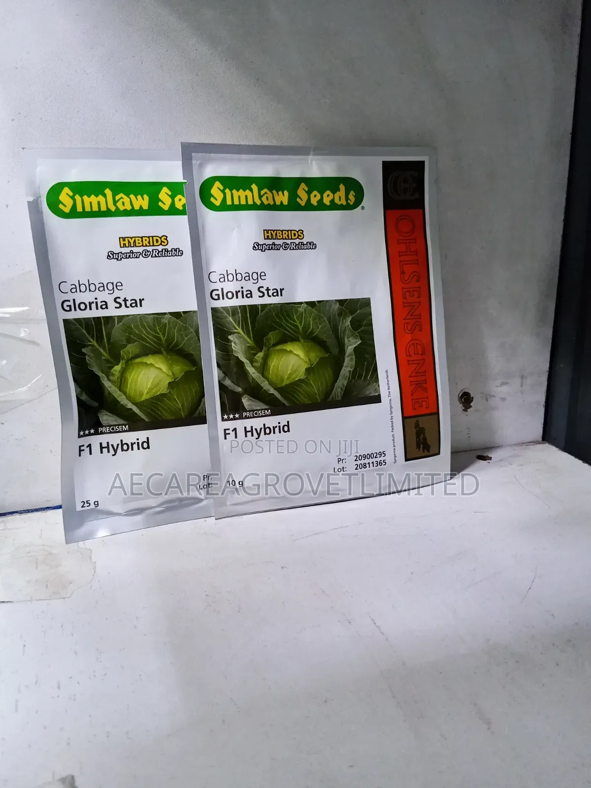 Cabbage Gloria Star F1 Hybrid Seeds 10g, 25g