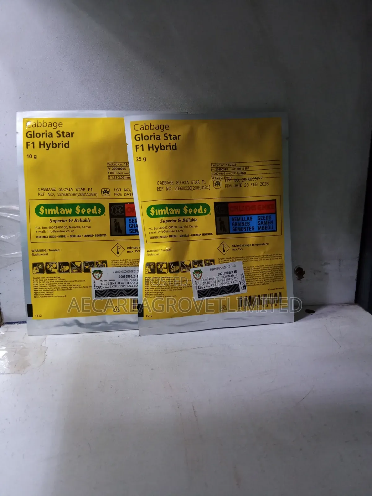 Cabbage Gloria Star F1 Hybrid Seeds 10g, 25g