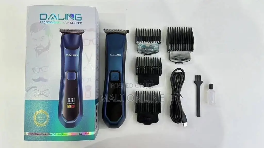 Hair Clipper Professional Cordless T-Liner 5W LED Display 120 Min Run