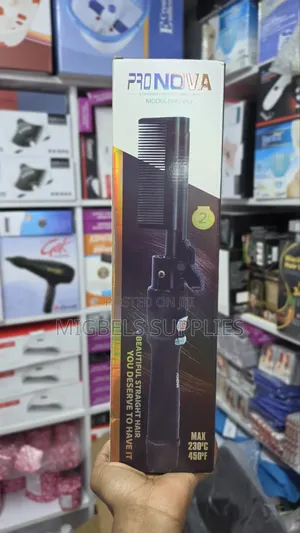 Hot Comb ( 2 In1 Hot Comb and Curler