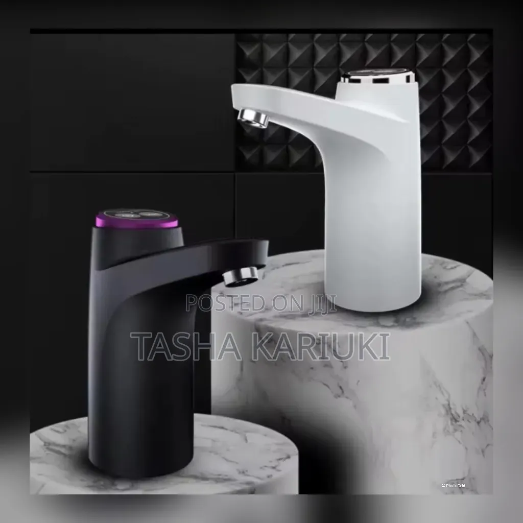 * White Rechargeable Water Pump _ Automatic