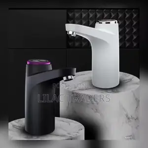 * White Rechargeable Water Pump _ Automatic