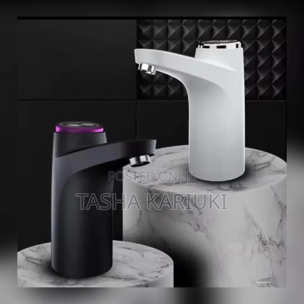 * White Rechargeable Water Pump _ Automatic