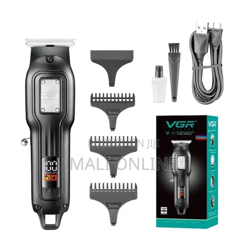Professional Hair Trimmer Cordless 0-3mm Fade Outliner Grooming Kit