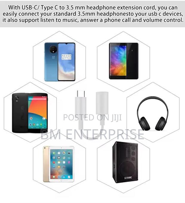 USB Type C 3.5 Jack Earphone Adapter - thumbnail 2