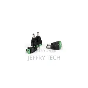 100Pcs CCTV BNC Connector DC Power Plug