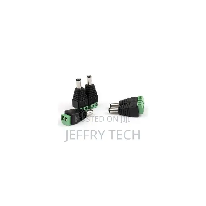 100Pcs CCTV BNC Connector DC Power Plug