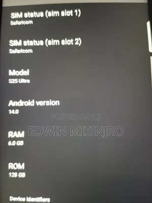 Mobile Phone 128 GB Black
