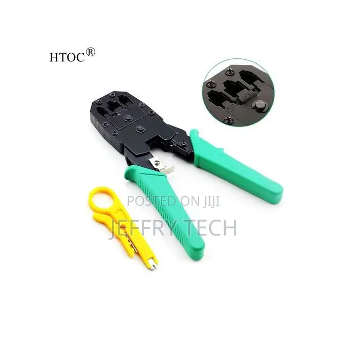 RJ45 Crimper Network Crimper Cable Cutter - RJ11 RJ12 Connector Crimpe