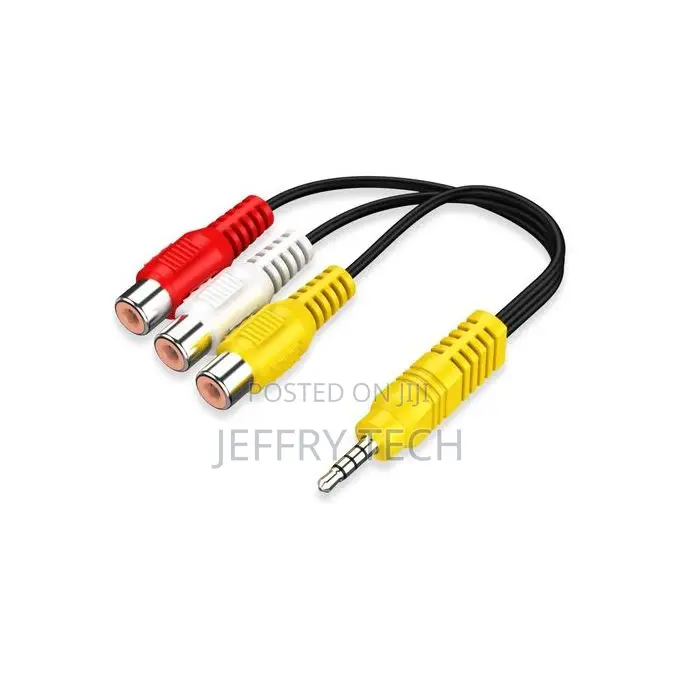 3.5MM to 3A Cable Video Component AV Adapter Cable for TCL