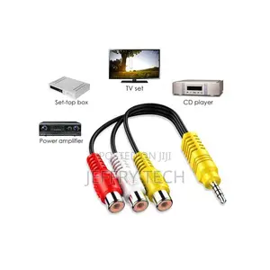 3.5MM to 3A Cable Video Component AV Adapter Cable for TCL