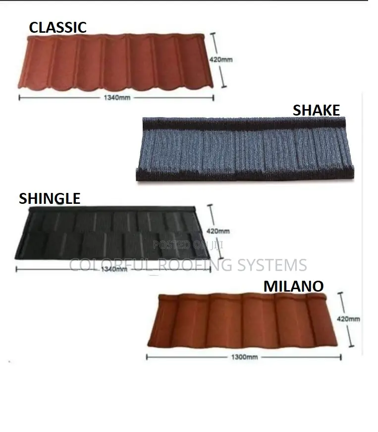 Original Decra Stone Coated Roofing Tiles – All Colours – Delivery