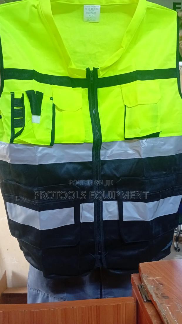 Chinese Collar Reflective Vest - main view