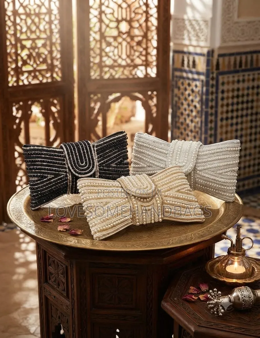 Luxury Pearl Evening Clutch Bags for Women