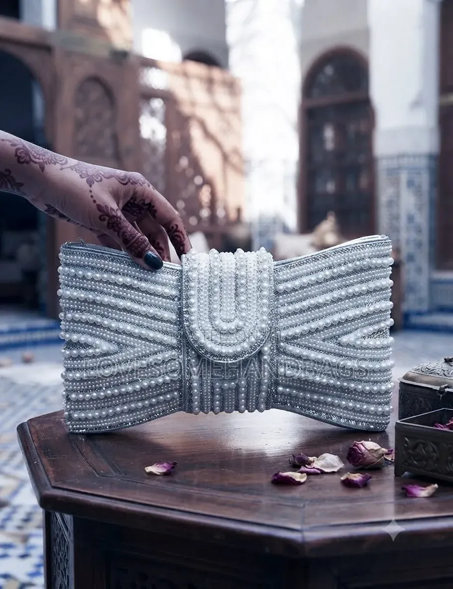 Luxury Pearl Evening Clutch Bags for Women