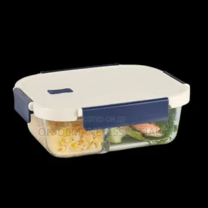 3Pcs Glass Food Storage/ Lunch Box Containers